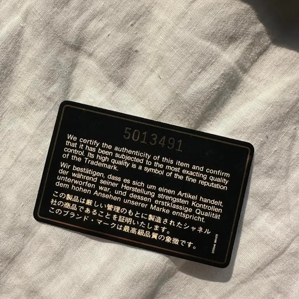 CHANEL black wallet